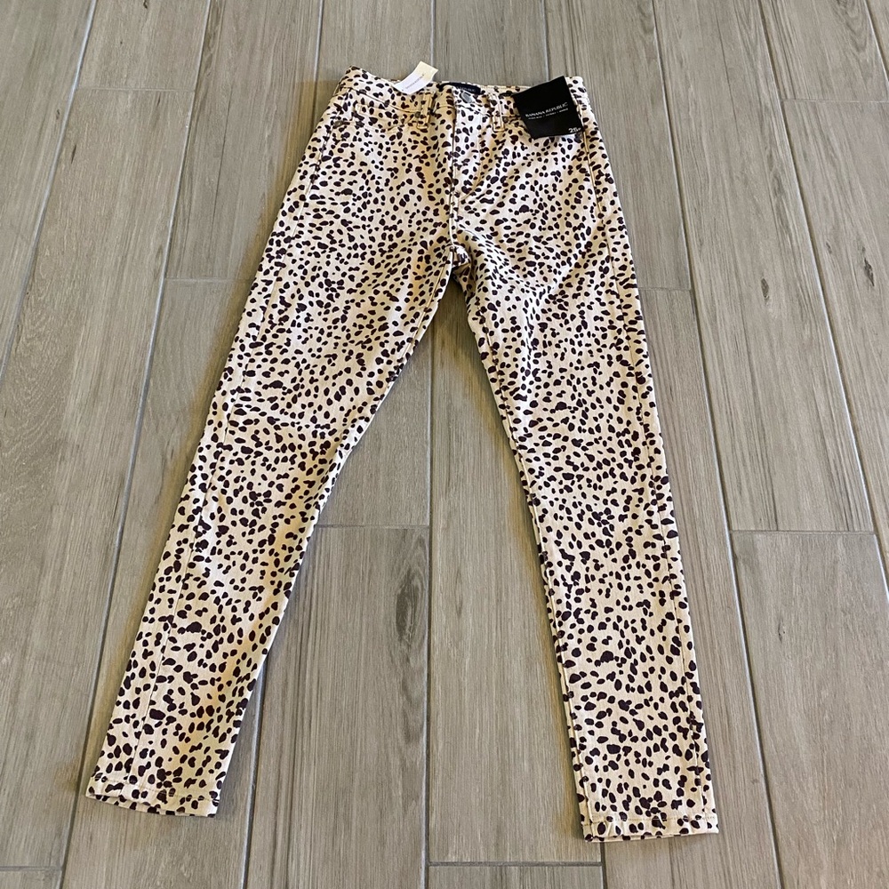 BNWT Banana republic high rise skinny ankle Jean size 25P